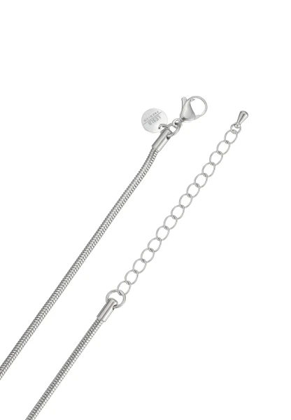 Leslii Lange Kette Ring Tropfen Edelstahl Silber Neueste Mode