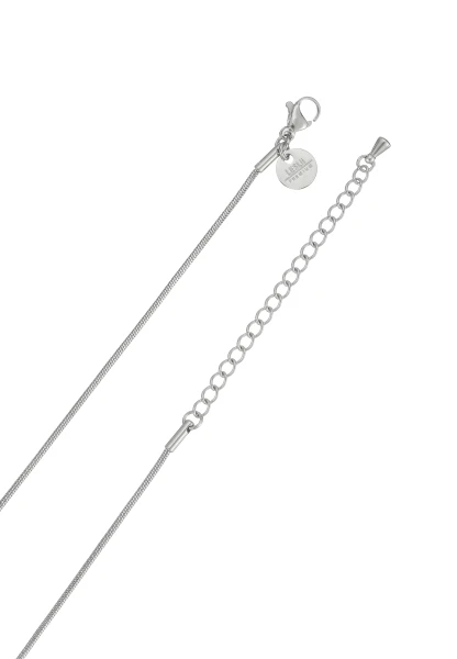 Leslii Lange Kette Ringe Edelstahl Silber Blitzangebot