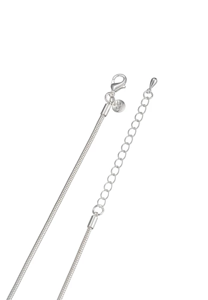 Leslii Lange Kette Glitzer Ringe Silber Neuheiten