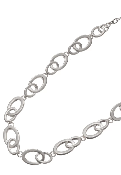 Leslii Kurze Halskette Glieder Collier Silber VIP-Rabatte