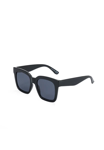 Leslii Sonnenbrille Damen schwarze Designerbrille Sunglasses Kunststoff Schwarz Bis zu 65% Rabatt