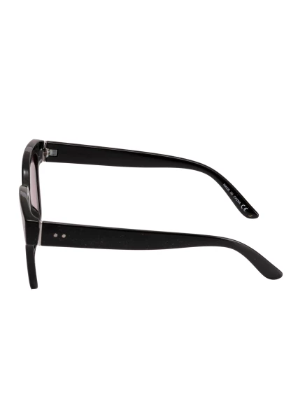 Leslii Sonnenbrille Big Retro Damen Sunglasses Designerbrille in Schwarz Sonderangebot der Fabrik