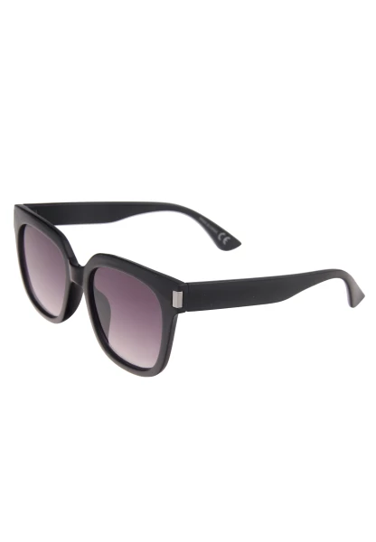 Leslii Sonnenbrille Damen Statement schwarze Designerbrille Sunglasses Kunststoff Schwarz Begrenzt auf 3 Tage