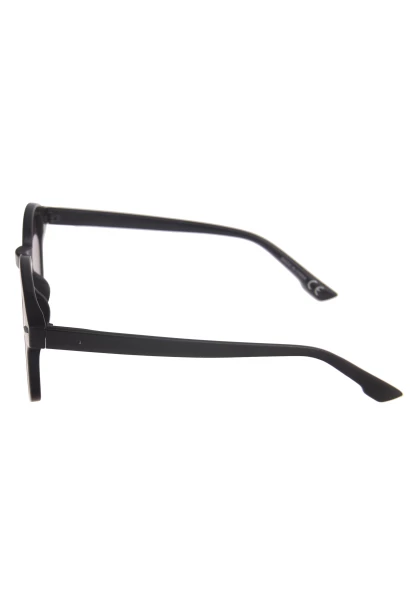 Leslii Sonnenbrille Damen Trend schwarze Sonnenbrille Designerbrille Sunglasses Kunststoff Schwarz Online