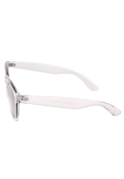 Leslii Sonnenbrille Damen Smart transparente Sonnenbrille Designerbrille Sunglasses Kunststoff Klar Outlet