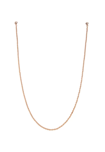 Leslii Brillenkette Twisted in Gold im Angebot