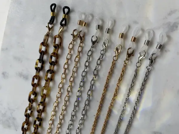 Leslii Brillenkette Gliederkette Gold Günstiger Verkauf