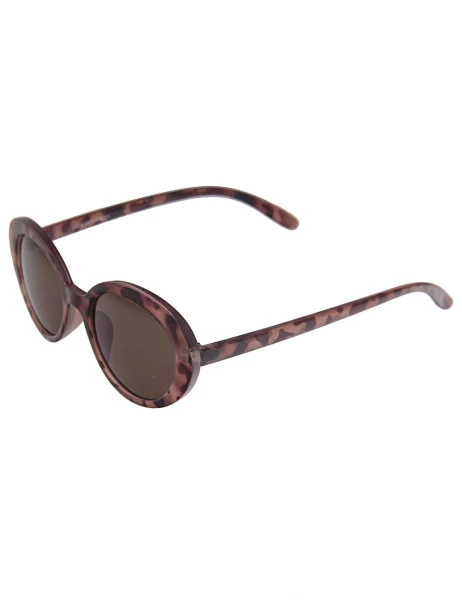 Leslii Sonnenbrille Retro Horn-Look Damen Sunglasses Designerbrille in Braun Fabrik Onlineshop