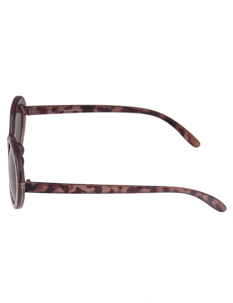 Leslii Sonnenbrille Retro Horn-Look Damen Sunglasses Designerbrille in Braun Fabrik Onlineshop