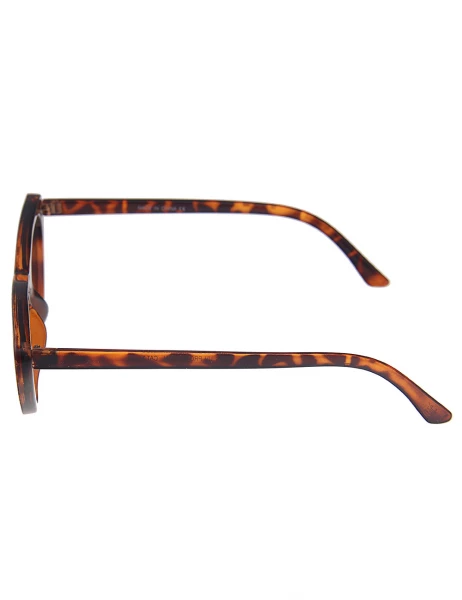Leslii Sonnenbrille Butterfly Horn-Look Retro Damen Sunglasses Designerbrille in Braun Sonderangebot