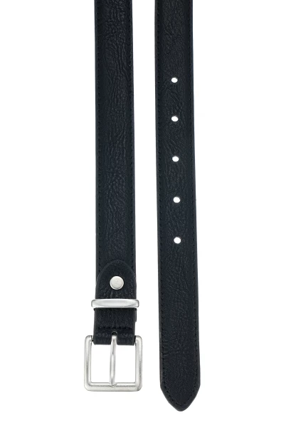 Leslii schmaler Gürtel Leder/PU | Schwarz Preisnachlass