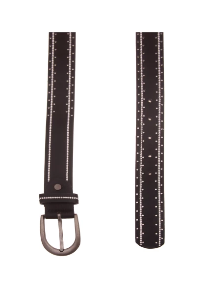Leslii Damen-Gürtel Strass-Gürtel schwarzer Gürtel Glitzer-Gürtel Breite 3,5cm schwarz Riesige Ersparnisse