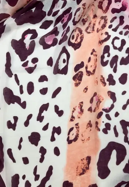 Leslii Schal Leo Look in Pink Orange Flash Sale