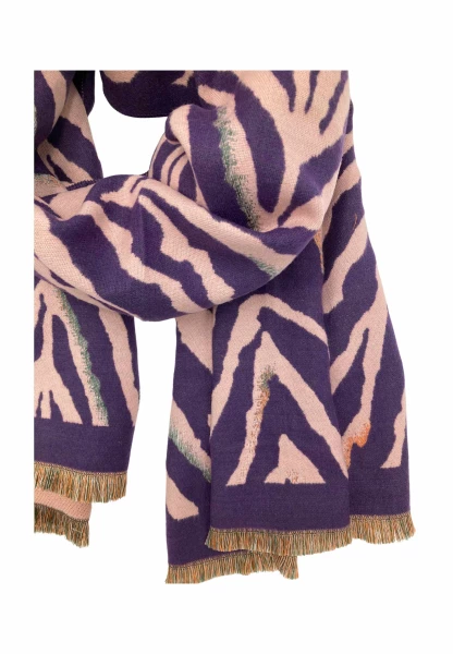 Leslii Schal mit Zebra-Muster Lila Cyber Monday