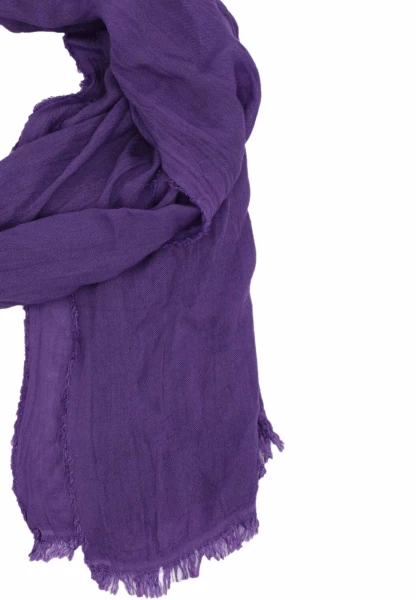 Leslii Schal Uni Viskose Bambus Natur-Schal lila Schal einfarbig nachhaltig Bamboo Lavendel Letzte 2 Tage