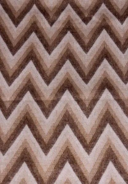 -50% SALE Leslii Schal Zickzack-Muster gemusterter Fransen-Schal Muster-Schal in Braun Beige Speichern exportieren