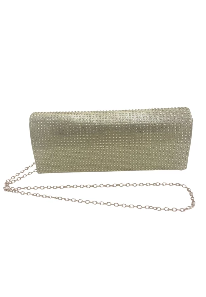 Leslii Clutch Handtasche Glitzer Steinchen in Gold Valentinstagsangebot