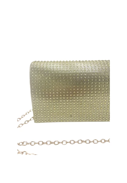 Leslii Clutch Handtasche Glitzer Steinchen in Gold Valentinstagsangebot
