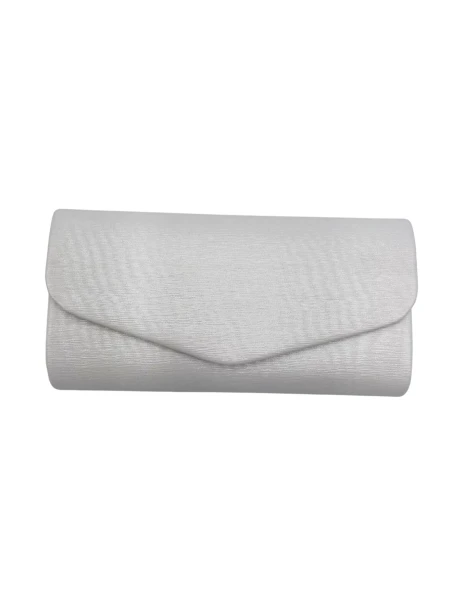 Leslii Clutch Handtasche Schimmer in Weiß Bestseller