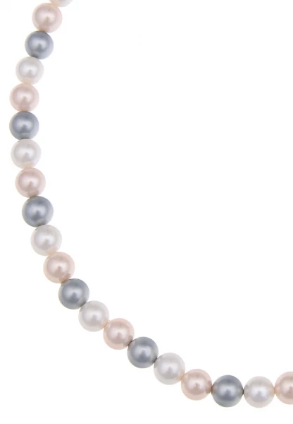 -50% SALE Leslii Damen-Kette Perlen-Collier kurze Halskette Perlen Classic in Multi Letzte 2 Tage