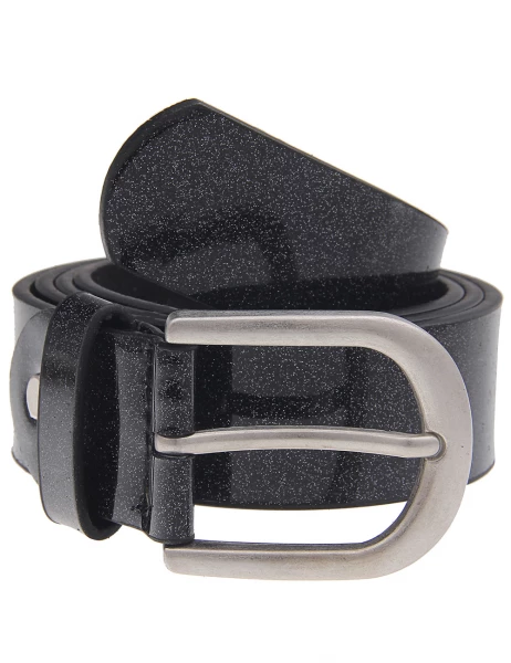 -50% SALE Leslii Gürtel Glitzer Schimmer Schwarz | Damen-Gürtel Mode-Accessoire | Breite 3,2cm Bis zu 60% Rabatt