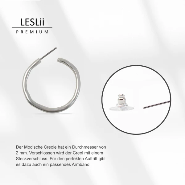 Leslii Ohrring - 01/silber Große Rabatte