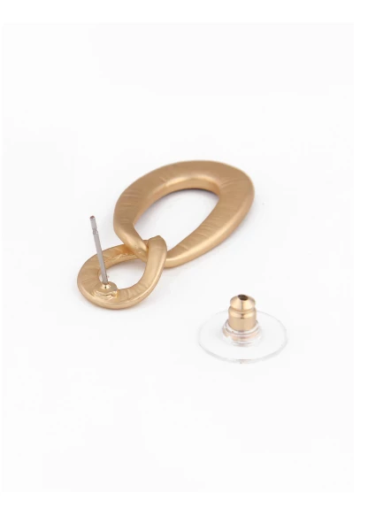 Leslii Damen-Ohrringe mit ovalem Anhänger und Steinchen Modeschmuck-Ohrringe Braun Blau Gold 50% Rabatt mit kostenlosem Versand
