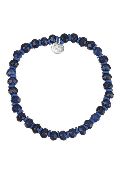 Leslii Armband Glasperlen in Blau Vatertagsangebot