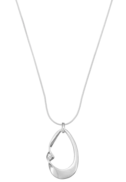 Leslii lange Halskette Spiraldrop | Silber Exklusivangebot