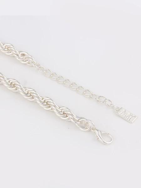 Leslii Kurze Kette Swirl Silber Jubiläumsangebot