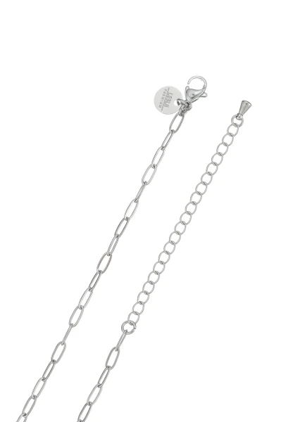 Leslii Kurze Kette Herz echte Perlen Silber Räumungsverkauf