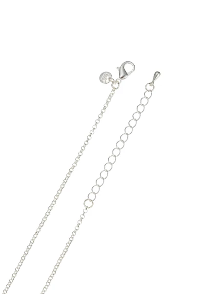 Leslii Lange Halskette Matt Look in Silber Neueste Stile