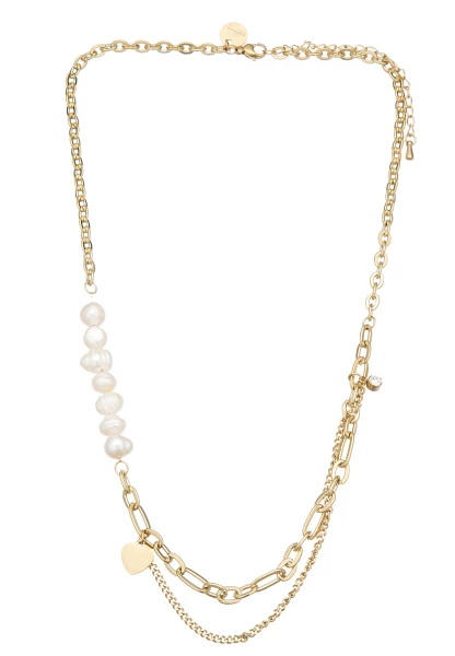 Leslii Kurze Layering-Kette Herz Gold Bis zu 65% Rabatt