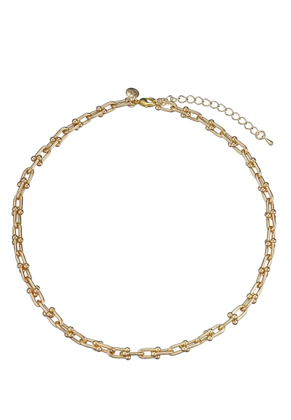 Leslii Kurze Halskette Glieder Collier Gold Nur noch ein Tag übrig