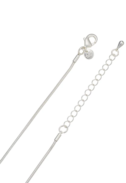 Leslii Lange Kette Perlmutt Anhänger in Silber Rabatte dieses Monats