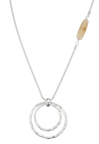 Leslii Lange Kette Nature Silber 2025