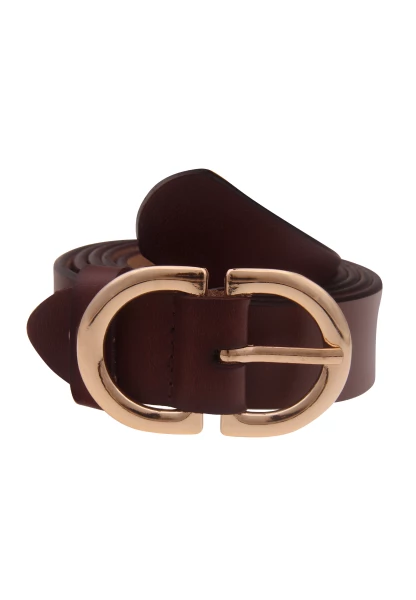 -50% SALE! Leslii Damen-Gürtel brauner Gürtel Basic-Gürtel Braun Verkauf
