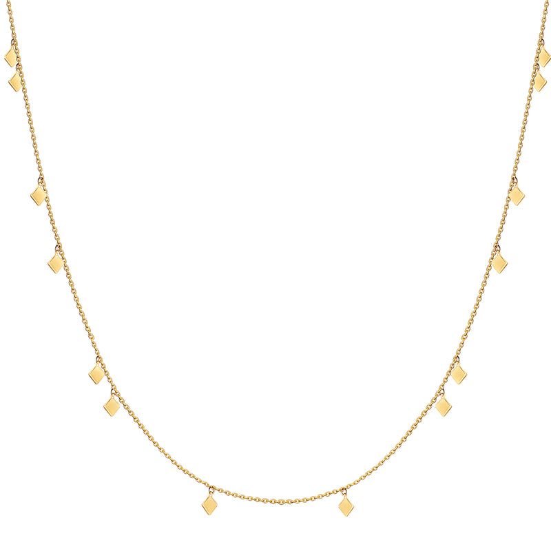 Mosuo Jewellery Rauten Halskette Neueste Stile