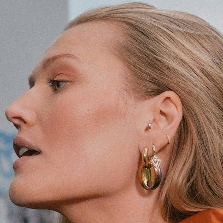 Mosuo Jewellery Dreieck Charm Creolen Zeitbegrenzte Promotion