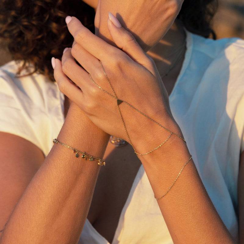 Mosuo Jewellery Dreieck Finger Armband Bis zu 65% Rabatt