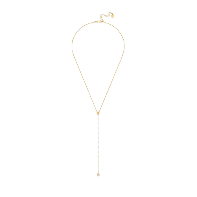 Mosuo Jewellery Teardrop Lariat Halskette - Vermeil Vierteljährliche Förderung