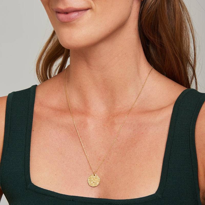 Mosuo Jewellery Vollmond Halskette - Vermeil Discount Store für neue Produkte