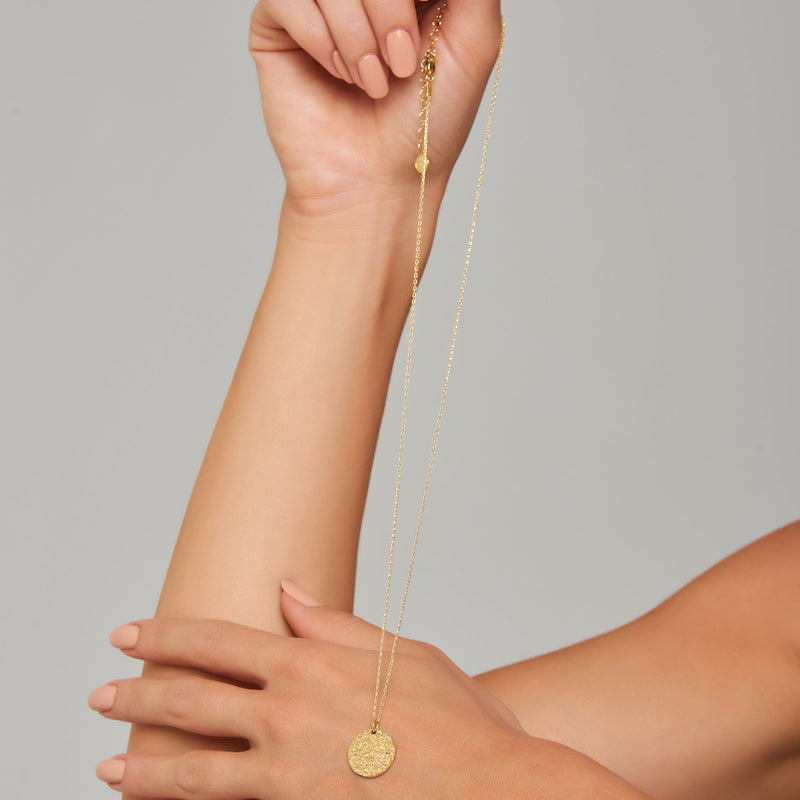 Mosuo Jewellery Vollmond Halskette - Vermeil Discount Store für neue Produkte