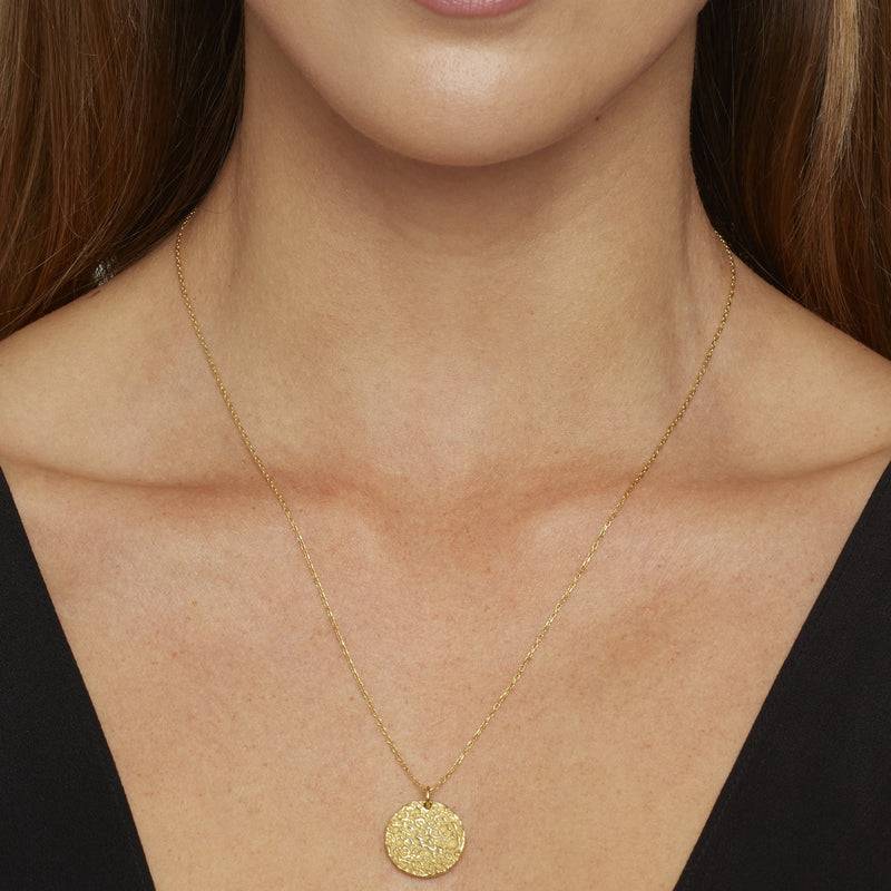 Mosuo Jewellery Vollmond Halskette - Vermeil Discount Store für neue Produkte