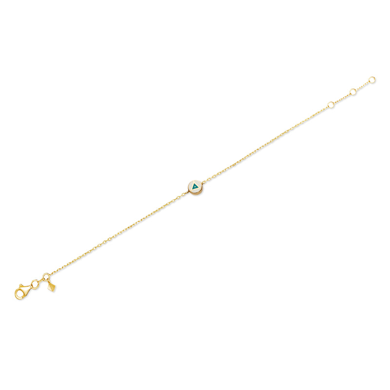 Mosuo Jewellery Emaille Dreieck Armband Black Friday Preise