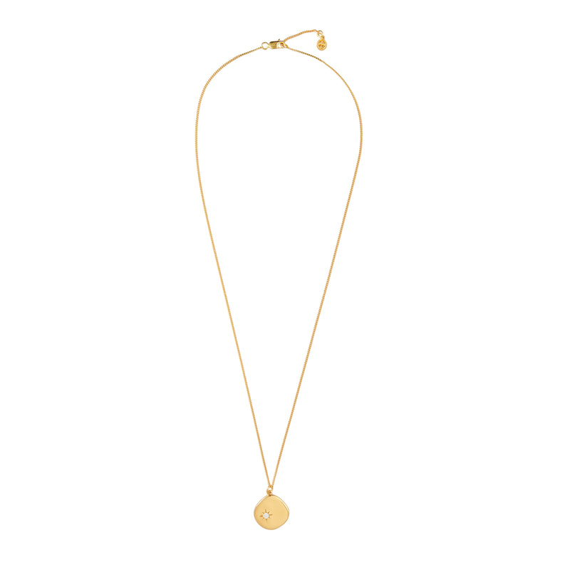 Mosuo Jewellery Geburtsstein Halskette Oktober - Vermeil & Opal Hotsell