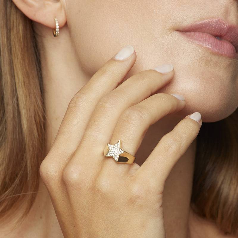 Mosuo Jewellery Diamant Stern Ring Rabatt