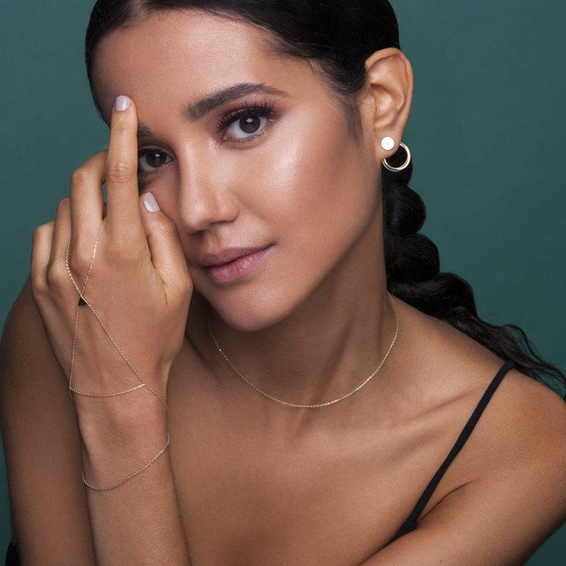Mosuo Jewellery Brilliant Ohrstecker mit Creole Osterangebot