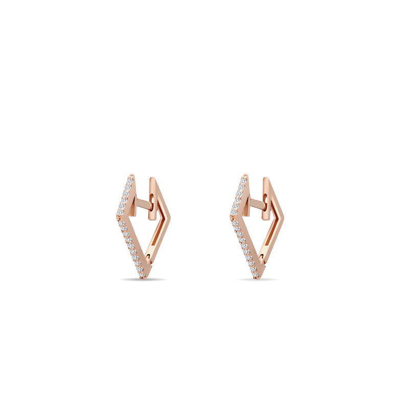 Mosuo Jewellery Eckige Diamant Creolen Jubiläumsangebot