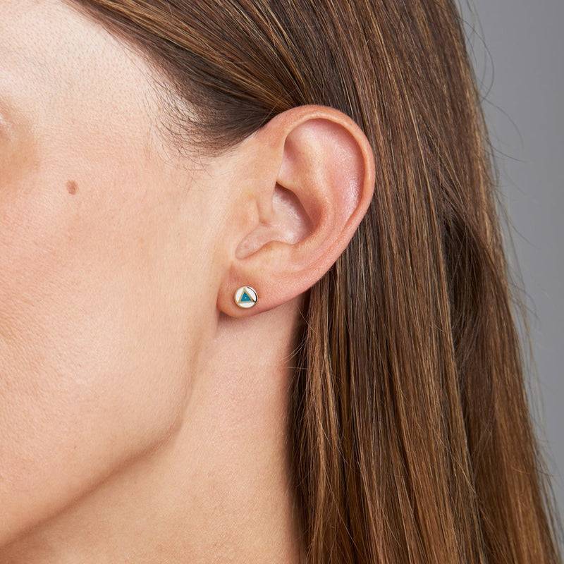 Mosuo Jewellery Emaille Dreieck Ohrringe Heißer Verkauf